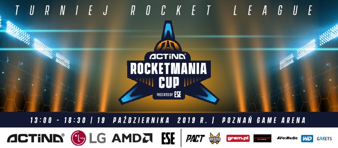 Rocket League na tegorocznym PGA - czas na Actina Rocketmania Cup 2019!