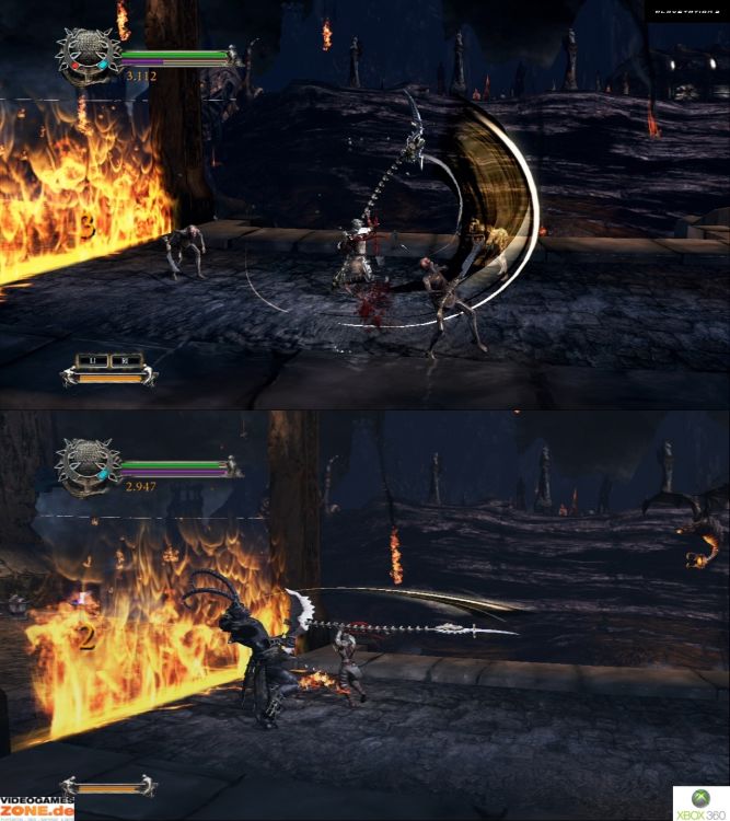 Dante's Inferno - porównanie grafiki, X360 kontra PS3