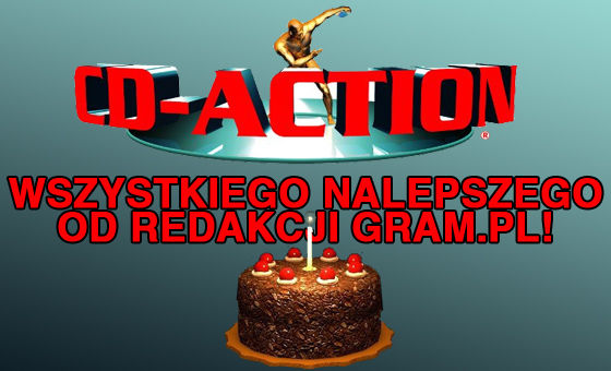 Życzenia urodzinowe dla CD-Action od gram.pl - STO LAT!
