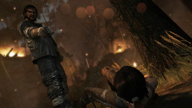 Gamescom 2012: Nowe screeny z Tomb Raidera - łuk, wisielec, płomienie i deszcz
