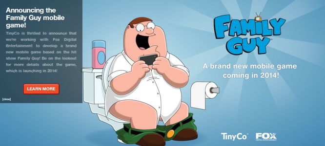Family Guy z mobilną grą free-to-play w następnym roku