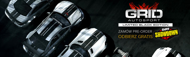 Zamów pre-order GRID: Autosport: Black Edition! DiRT Showdown gratis!