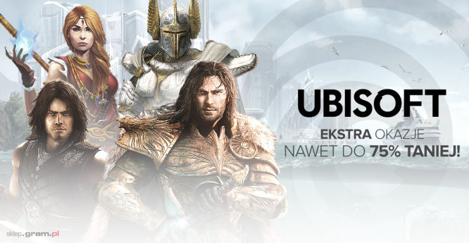 Wybrane gry na PC od Ubisoftu tańsze nawet o 75% w sklepie Gram.pl