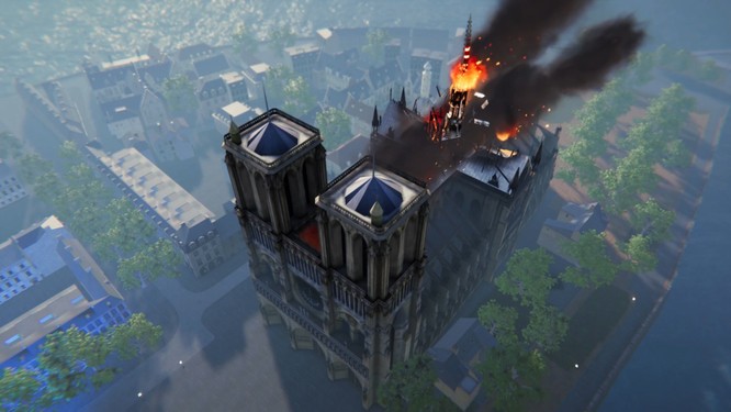 Nowy symulator od PlayWay pozwoli odbudować spalone Notre-Dame. Oto Monuments Flipper
