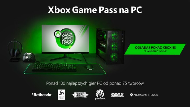Microsoft ogłasza wprowadzenie usługi Xbox Game Pass na komputery PC z systemem Windows 10