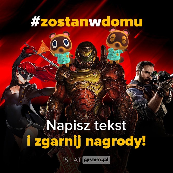 Konkurs: #ZostańwDomu z gram.pl i napisz recenzję! - wyniki